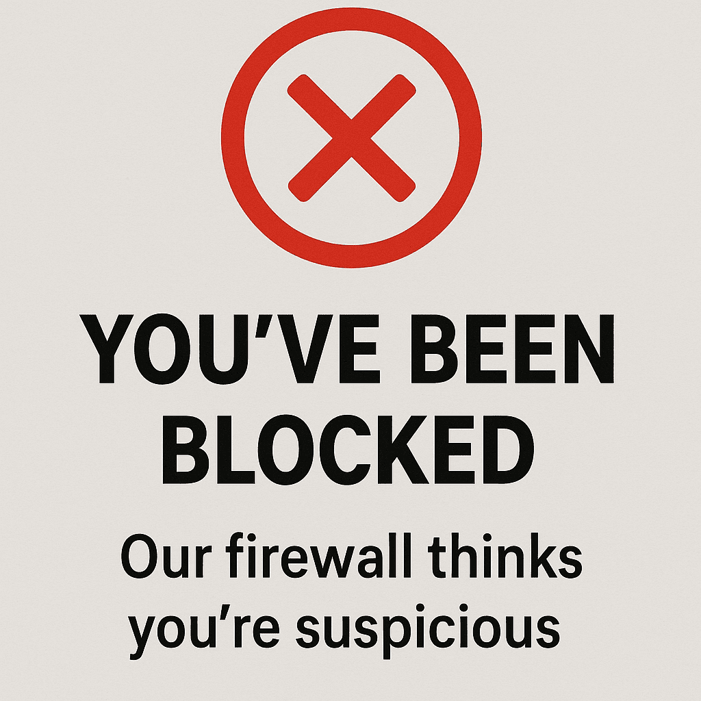 a sign with a red x in the middle