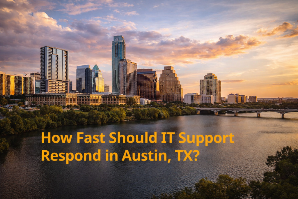 Austin TX skyline representing local business IT support services