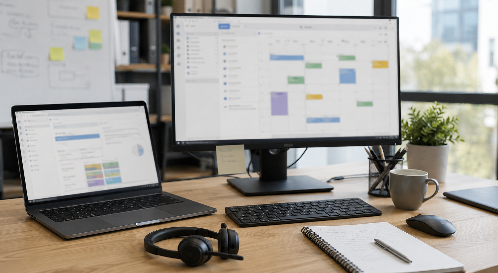 Business network workspace used to coordinate connectivity and technology operations